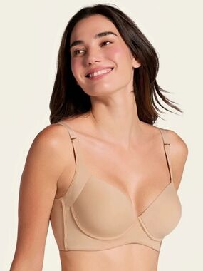 LEONISA | High Profile Back Smoothing Bra w/Soft Full Coverage Cups